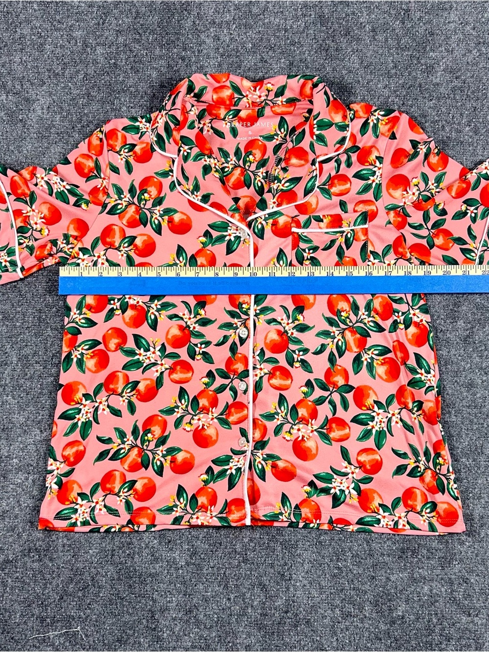 Draper James Peony Apple Blossom Print Pajama Set Women’s Size Small sleepwear - Picture 8 of 16